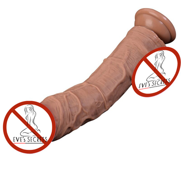 Soft Silicone Realistic Big Dildo / Artificial Penis with Suction Cup - EVE's SECRETS